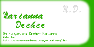 marianna dreher business card